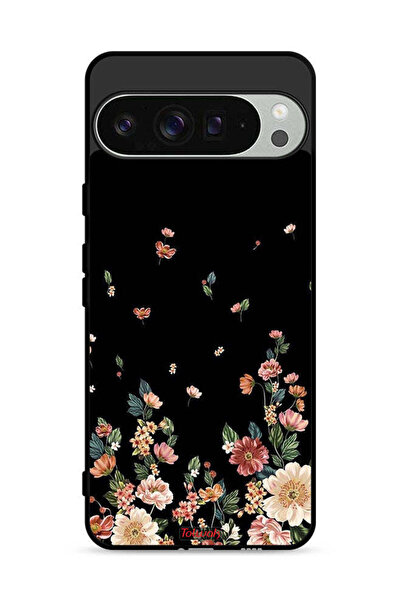 Tolwak غطاء حماية لجهاز Google Pixel 9 Pro XL مع زهور صغيرة في الأسفل