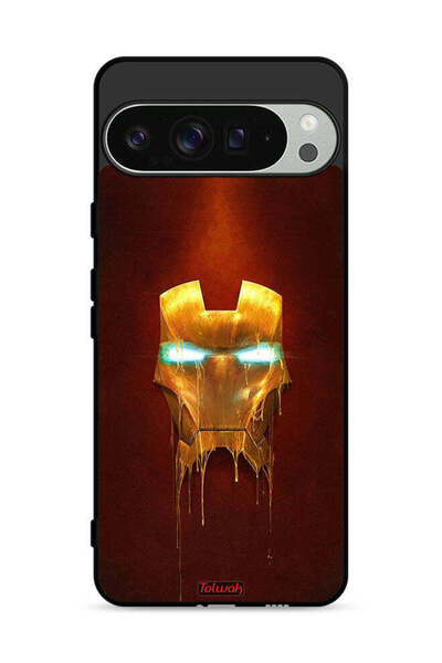 Tolwak غطاء حماية لهاتف Google Pixel 9 Pro XL بتصميم Iron Man Marvel Comics