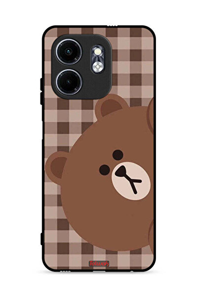 Tolwak غطاء حماية لهاتف Infinix Hot 50i 4G بتصميم دب تيدي