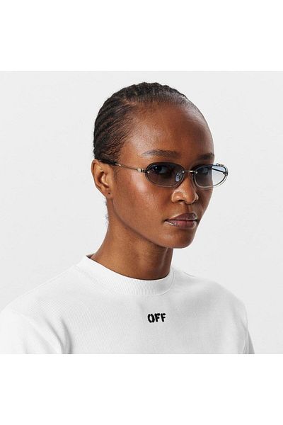 OFF WHITE Sunglasses Oeri13M 7642 60-15 / Oval Women’s Sunglasses