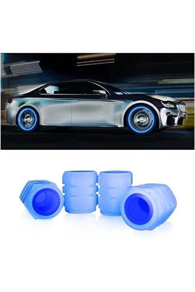 Genel Markalar Gece Parlayan Neon Fosforlu Sibop Kapağı, 4 Adet, Plastik, 2 C...