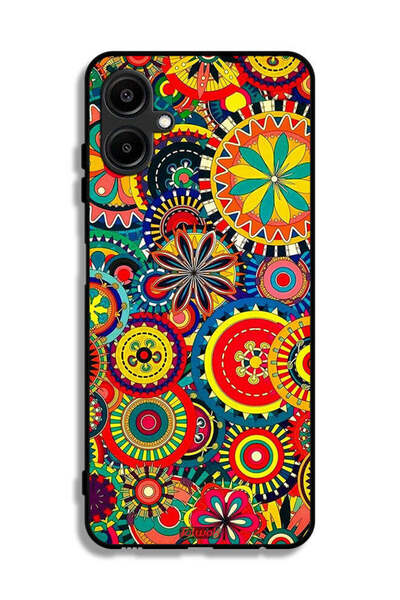 Tolwak غطاء حماية لهاتف سامسونج جالاكسي F06 5G بنمط ماندالا ملون