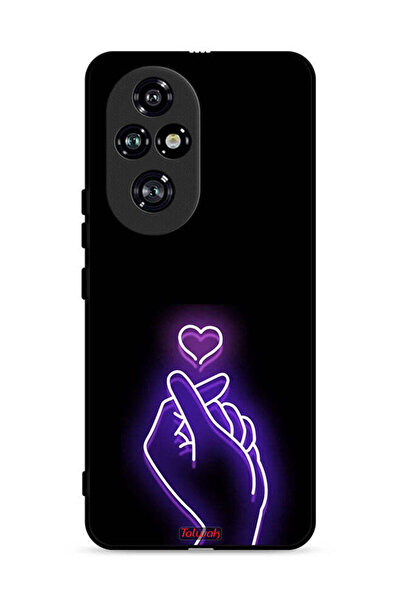 Tolwak غطاء حماية لهاتف Honor 200 Pro 5G بتصميم قلب صغير