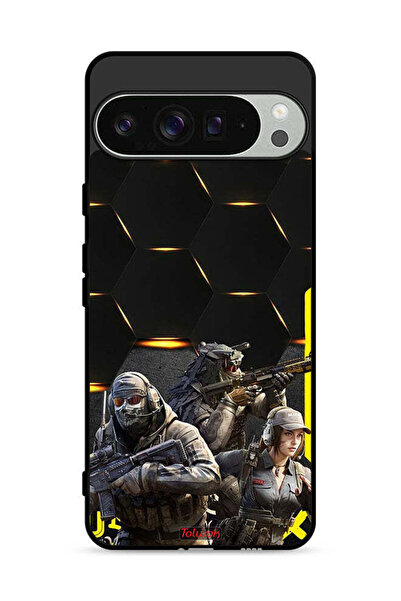 Tolwak غطاء حماية لجهاز Google Pixel 9 Pro بخلفية Cyberpunk