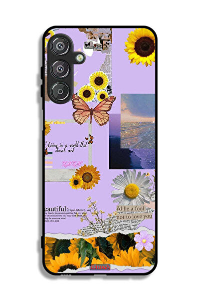 Tolwak غطاء حماية لهاتف سامسونج جالاكسي F16 5G بملصقات عباد الشمس الجميلة