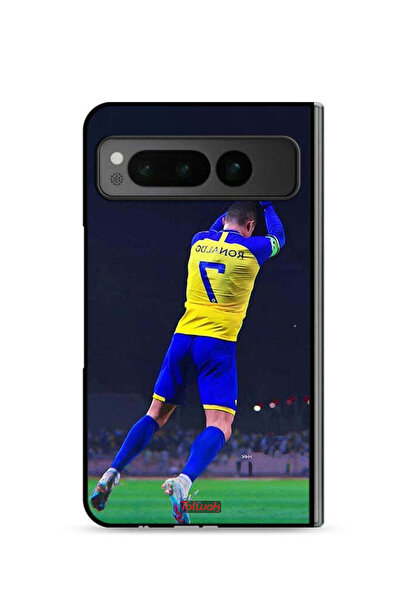 Tolwak غطاء حماية لهاتف جوجل بيكسل فولد 5G بتصميم كريستيانو رونالدو