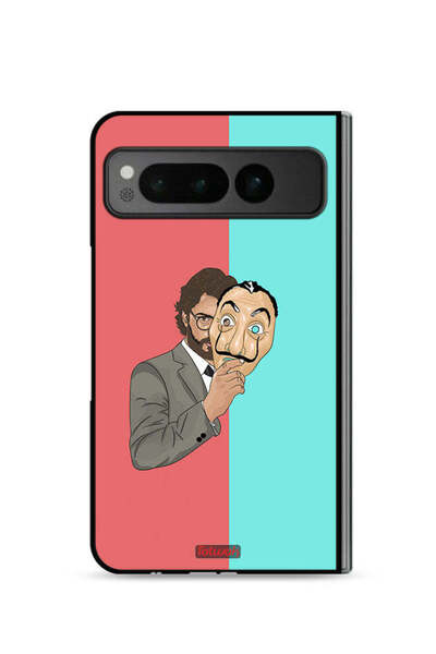 Tolwak غطاء حماية لهاتف Google Pixel Fold 5G من تصميم البروفيسور آرت