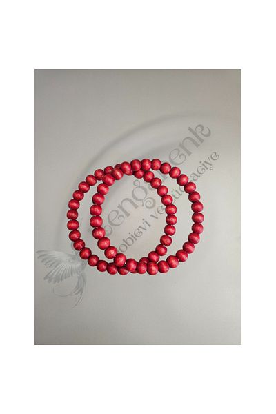 RENGARENK 14mm Beaded 13cm Diameter Wooden Beaded Bag Handle