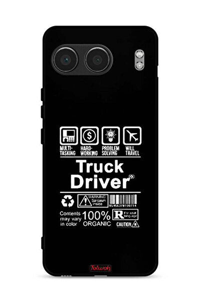 Tolwak غطاء حماية لهاتف OnePlus Nord 4 5G، ملصق سائق شاحنة