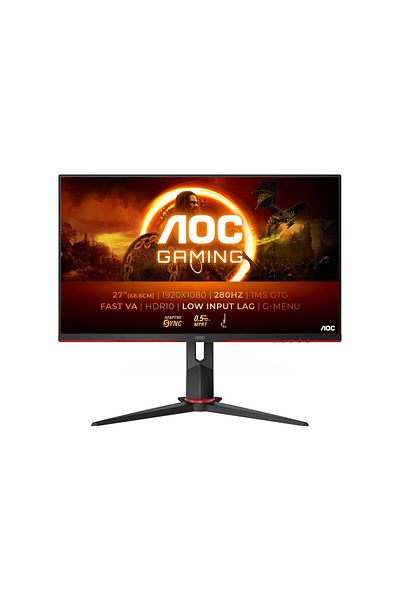 AOCBEAUTY Monitor Gaming AOC 27", FHD, 280Hz, 1ms, HDMI