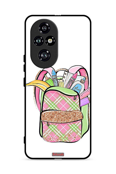 Tolwak غطاء حماية لهاتف Honor 200 Pro 5G بنمط حقيبة فتاة وحيد القرن