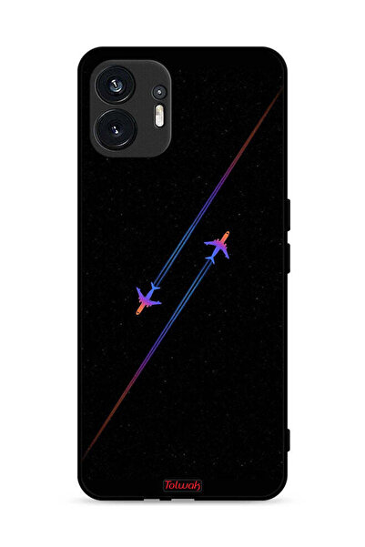 Tolwak Nothing Phone (2) 5G Protective Case Cover Airplanes Art