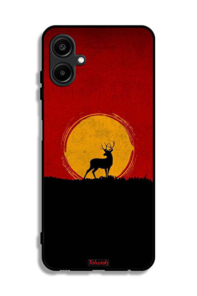 Tolwak غطاء حماية لهاتف Samsung Galaxy M06 5G بتصميم غزال وقمر