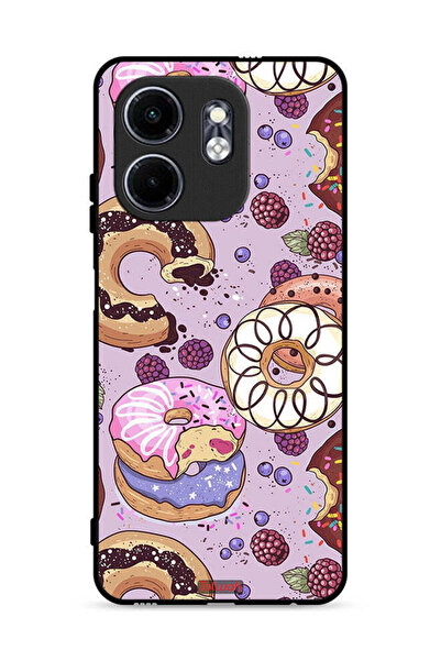 Tolwak غطاء حماية لهاتف إنفينيكس سمارت 9 4G برسومات دوناتس آرت