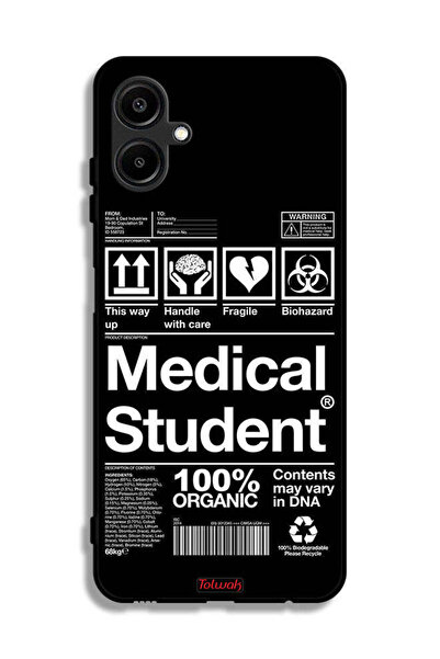 Tolwak غطاء حماية لهاتف سامسونج جالاكسي A06 4G، ملصق طالب الطب