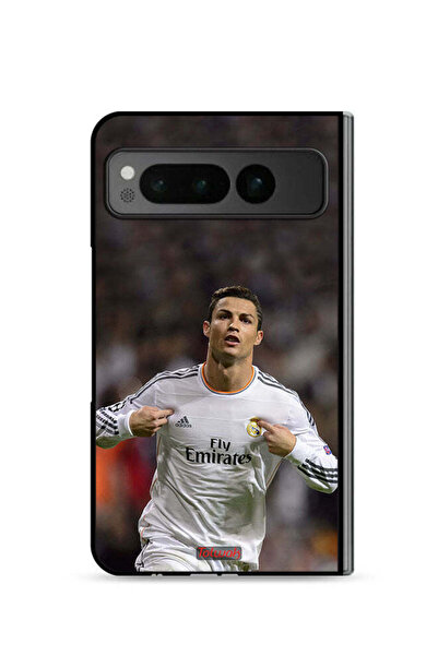 Tolwak غطاء حماية لهاتف جوجل بيكسل فولد 5G بتصميم كريستيانو رونالدو