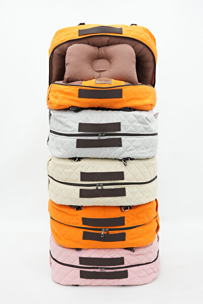 mordesign Baby Bed, Babynest, 0-24 Months Use, Canvas Cover with Head Pillow Deluxe+ Adorn Series