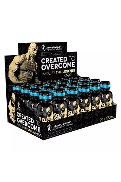 kevin levrone Shaaboom Pump Shot Pre-Workout, 120ml x 12 Bottles – Intense Energy & Pump Formula