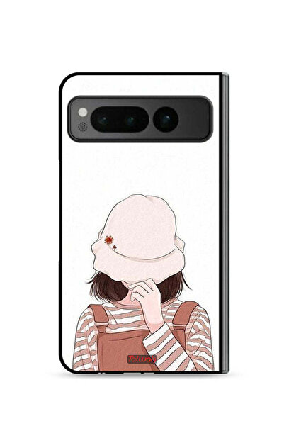 Tolwak غطاء حماية لهاتف جوجل بيكسل فولد 5G بغطاء إخفاء الوجه