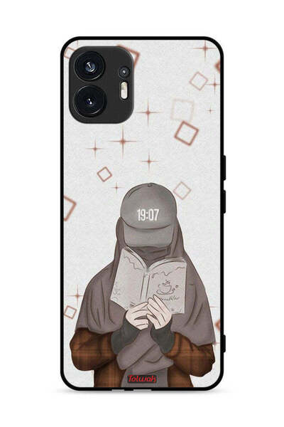 Tolwak Nothing Phone (2) 5G Protective Case Cover Girl Reading Art
