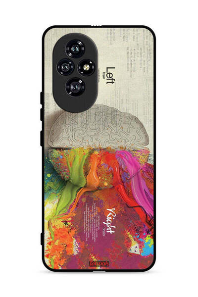 Tolwak غطاء حماية لهاتف Honor 200 5G بتصميم تجريدي لعلم الدماغ