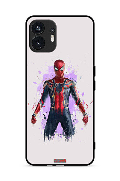 Tolwak Nothing Phone (2) 5G Protective Case Cover Iron Spider Artwork