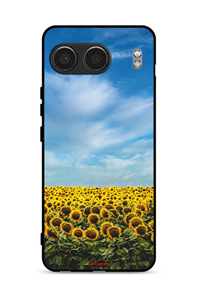 Tolwak غطاء حماية لهاتف OnePlus Nord 4 5G بطبعة عباد الشمس تحت السماء