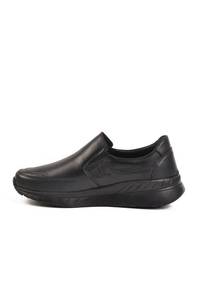 AYAKMOD Black Genuine Leather Men's Casual Shoes C410 m