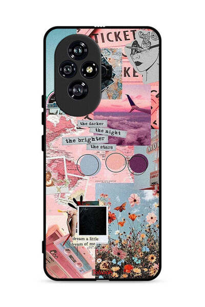 Tolwak غطاء حماية لهاتف Honor 200 5G كلما أظلم الليل، كلما أشرقت النجوم