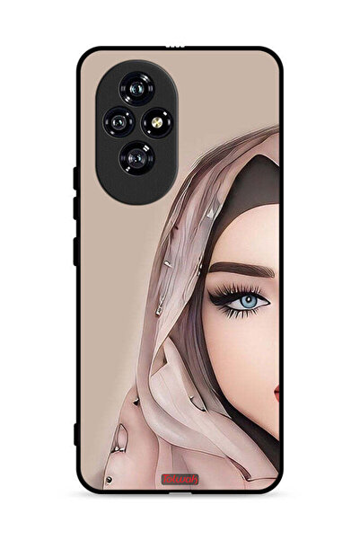 Tolwak غطاء حماية لهاتف Honor 200 5G برسم فتاة نصف وجه