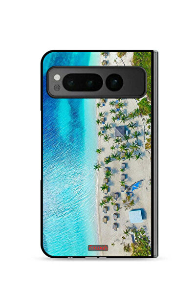 Tolwak غطاء حماية لهاتف جوجل بيكسل فولد 5G - شاطئ