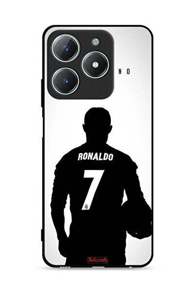 Tolwak غطاء حماية لهاتف Realme C61 4G بقناع كريستيانو رونالدو
