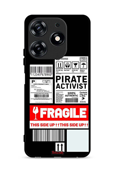 Tolwak غطاء حماية لهاتف تكنو سبارك 10 برو 4G، ملصق ناشط خاص قابل للكسر