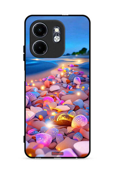 Tolwak غطاء حماية لهاتف إنفينيكس سمارت 9 4G برسومات أحجار فنية