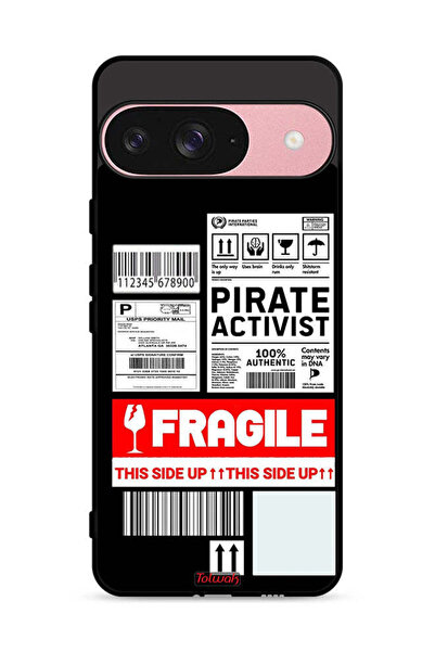 Tolwak غطاء حماية لجهاز Google Pixel 9 - ملصق ناشط خاص قابل للكسر