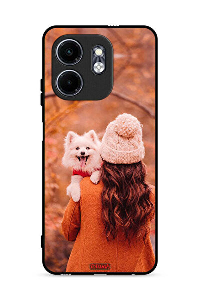 Tolwak غطاء حماية لهاتف إنفينيكس سمارت 9 4G يحمل جروًا