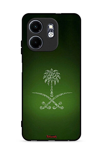 Tolwak غطاء حماية لهاتف إنفينيكس سمارت 9 4G، لافتة المملكة العربية السعودية ا...