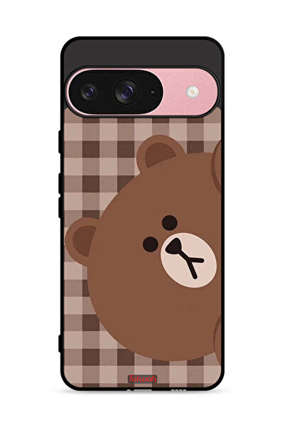 Tolwak غطاء حماية على شكل دب تيدي لهاتف Google Pixel 9