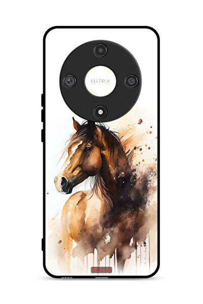 Tolwak غطاء حماية لهاتف Honor X9b 5G بتصميم حصان تجريدي