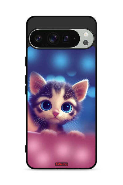Tolwak غطاء حماية لجهاز Google Pixel 9 Pro بتصميم قطة صغيرة