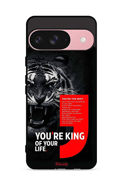 Tolwak غطاء حماية لجهاز Google Pixel 9 أنت ملك حياتك