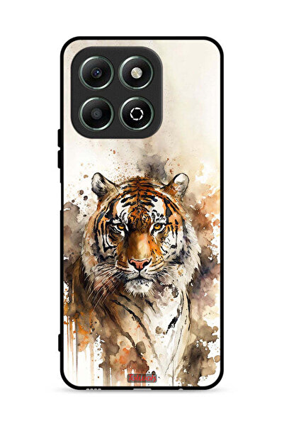 Tolwak غطاء حماية لهاتف Honor X6b 4G بنقشة الفهد التجريدي