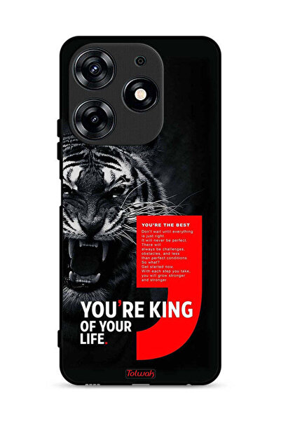 Tolwak غطاء حماية لهاتف تكنو سبارك 10 برو 4G أنت ملك حياتك