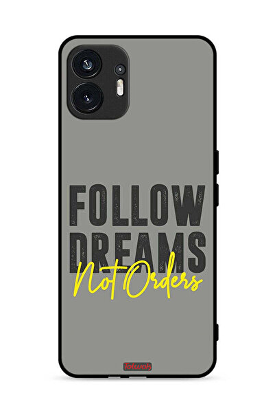 Tolwak Nothing Phone (2) 5G Protective Case Cover Follow Dreams Not Orders