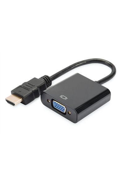 Digitus Convertor HDMI la VGA cu Audio Negru
