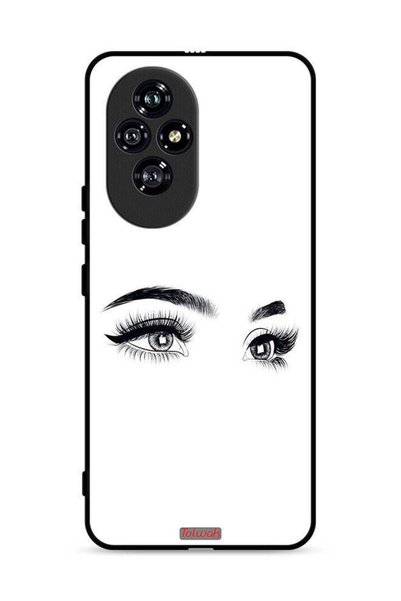 Tolwak غطاء حماية لهاتف Honor 200 5G برسومات عيون فنية