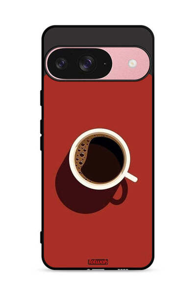 Tolwak غطاء حماية لجهاز Google Pixel 9 بتصميم فنجان قهوة