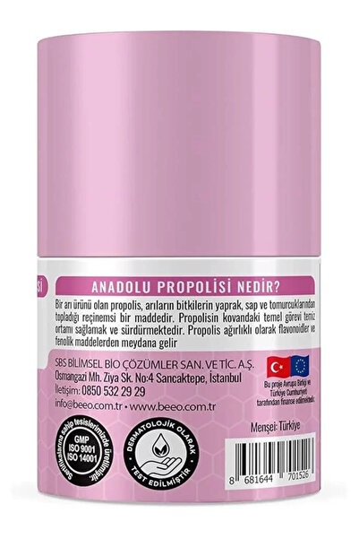 hepsiibirarada Bee'o ApiCare Propolisli Roll-On Deo Kadın, 50 ml