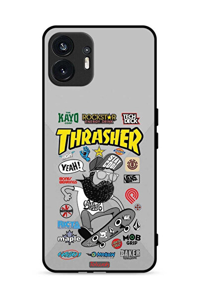 Tolwak غطاء حماية لهاتف Nothing Phone (2) 5G ملصق Thrasher