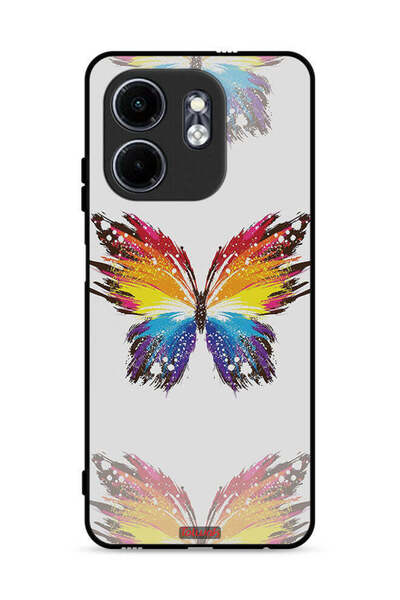 Tolwak غطاء حماية لهاتف Infinix Hot 50i 4G بخلفية بسيطة وفن رقمي وبساطة الفراشة